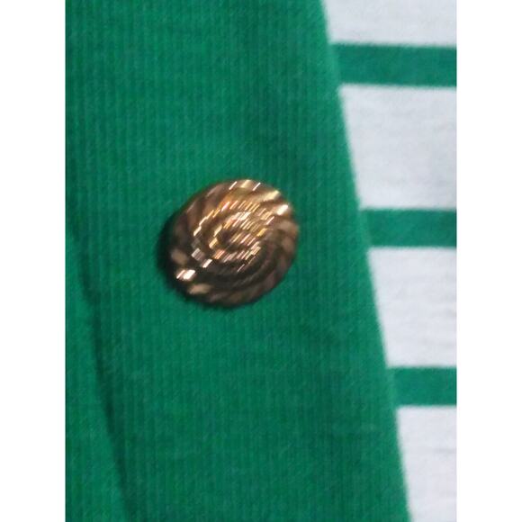 More Jazz Size 22W Short Sleeved Emerald Green Maritime Style Tunic Top - Picture 4 of 9